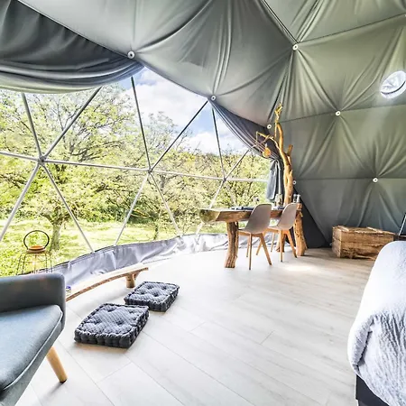 Dome Premium & Jacuzzi , Nature En Dordogne Tatil Evi