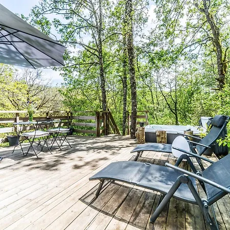 Dome Premium & Jacuzzi , Nature En Dordogne Tatil Evi La Dornac